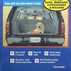 Universal Wire Vehicle Barrier from Kennel-Aire
